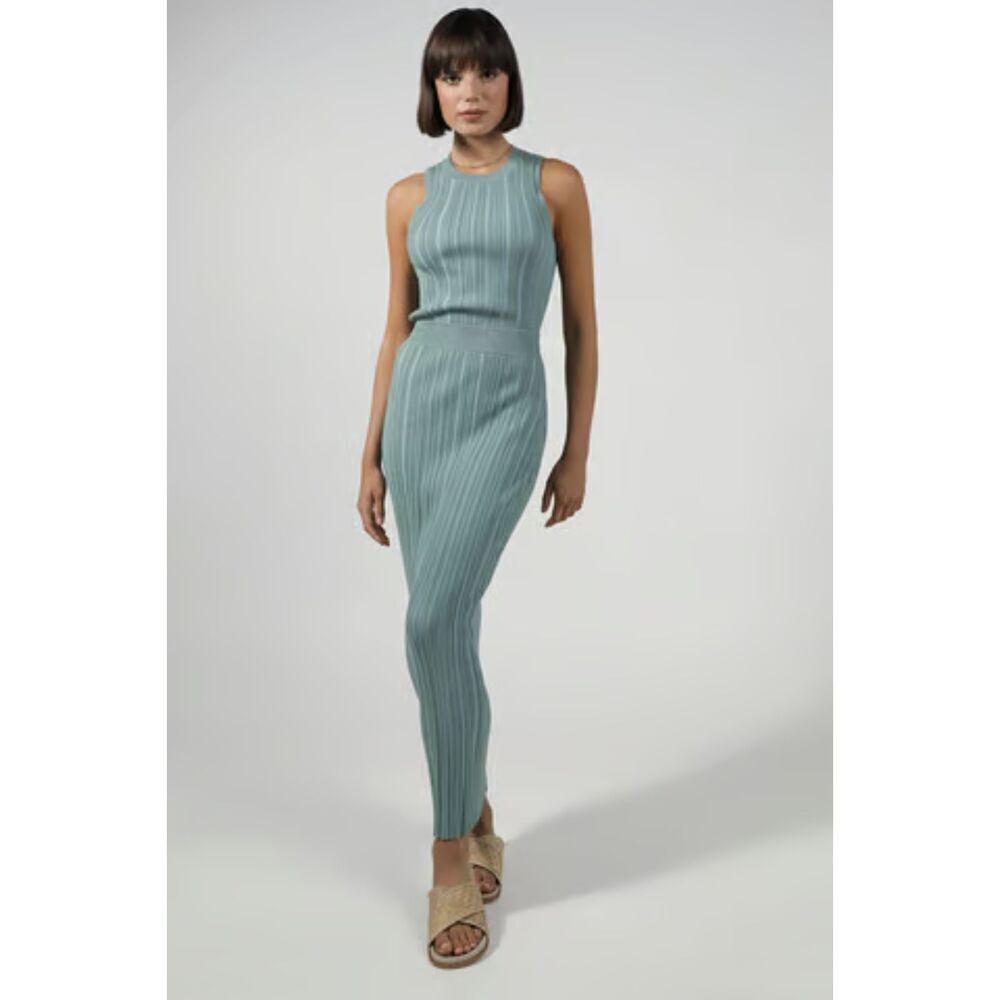 Ena Pelly Compact Knit Midi Skirt